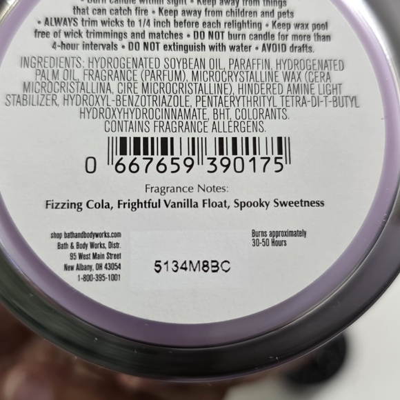 Bath & Body Works Summer Halloween 2025 Single Wick Candle Set of 3 NEW - Picture 10 of 10